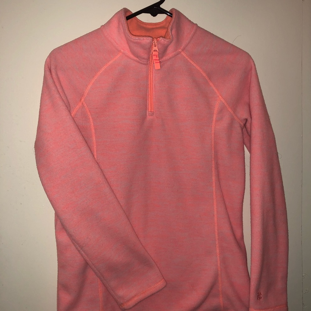 Pink & Orange Champion Fleece Pull-over